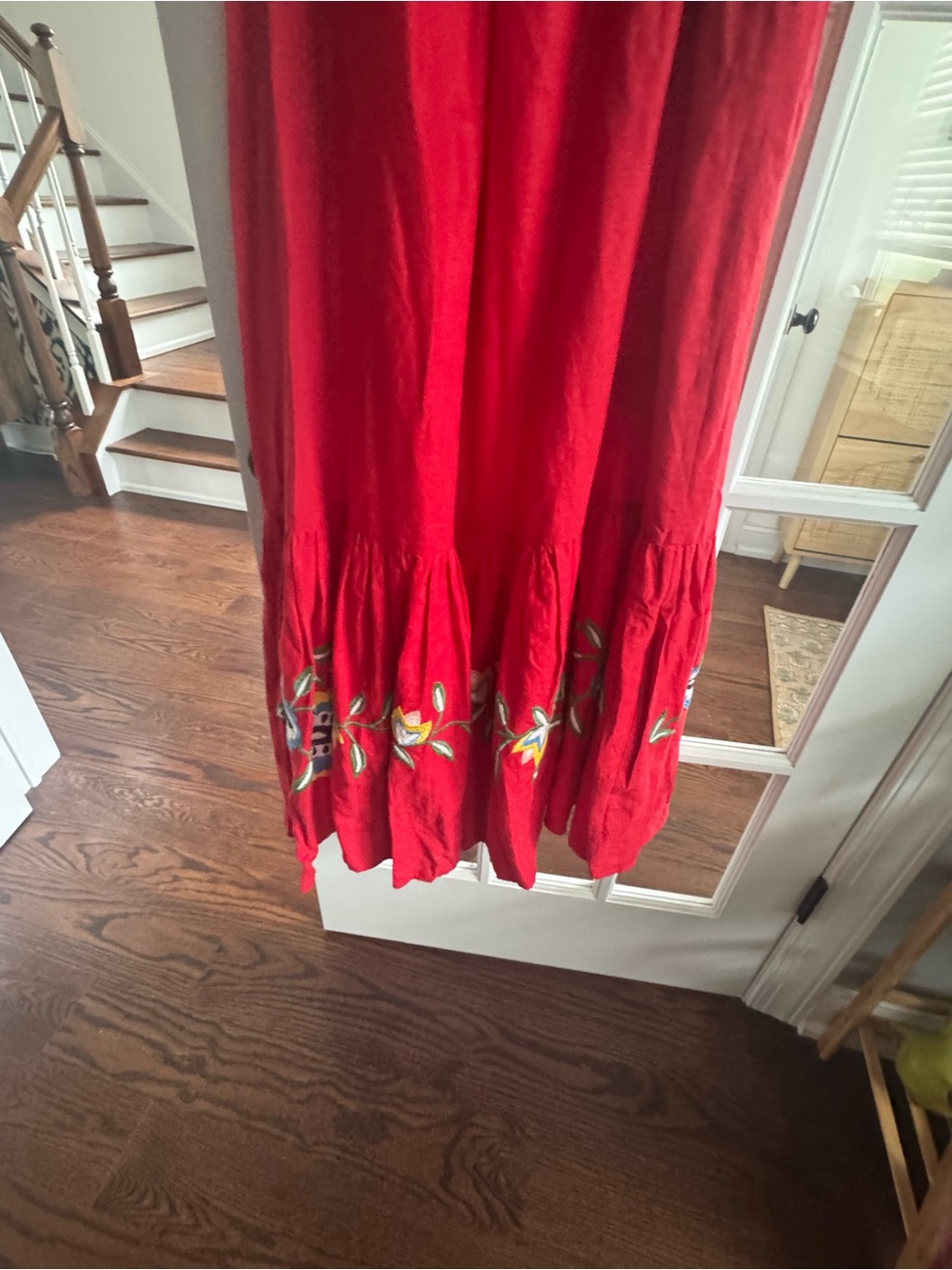 Anthropologie Farm Rio Embroidered Square-Neck Dress - Picture 9 of 9